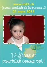 Affiche pour la journe mondiale de la trisomie 21