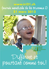 Affiche pour la journe mondiale de la trisomie 21