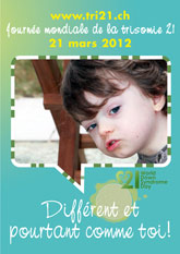 Affiche pour la journe mondiale de la trisomie 21