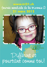 Affiche pour la journe mondiale de la trisomie 21