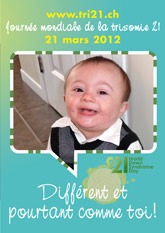 Affiche pour la journe mondiale de la trisomie 21