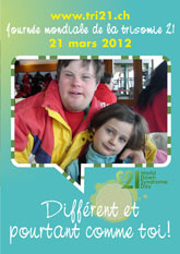 Affiche pour la journe mondiale de la trisomie 21