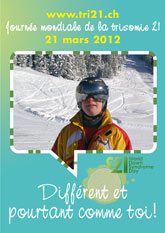 Affiche pour la journe mondiale de la trisomie 21