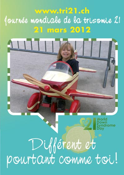 Affiche pour la journe mondiale de la trisomie 21