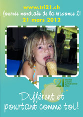 Affiche pour la journe mondiale de la trisomie 21