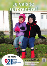 Affiche pour la journe mondiale de la trisomie 21