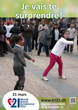 Affiche pour la journe mondiale de la trisomie 21
