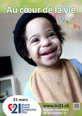 Affiche pour la journée mondiale de la trisomie 21