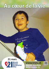 Affiche pour la journée mondiale de la trisomie 21