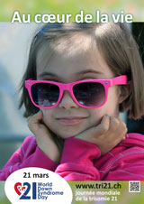Affiche pour la journée mondiale de la trisomie 21