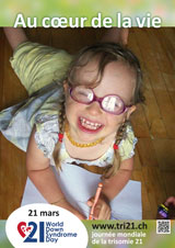 Affiche pour la journée mondiale de la trisomie 21