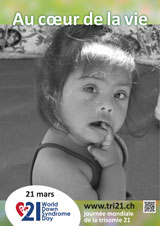 Affiche pour la journée mondiale de la trisomie 21