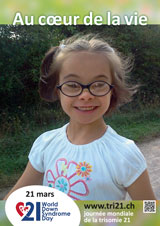 Affiche pour la journée mondiale de la trisomie 21