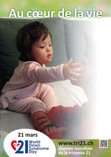 Affiche pour la journée mondiale de la trisomie 21