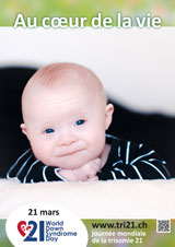 Affiche pour la journée mondiale de la trisomie 21