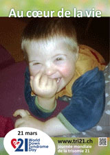 Affiche pour la journée mondiale de la trisomie 21