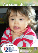 Affiche pour la journée mondiale de la trisomie 21