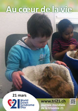 Affiche pour la journée mondiale de la trisomie 21