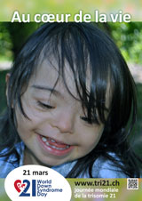 Affiche pour la journée mondiale de la trisomie 21
