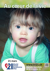 Affiche pour la journée mondiale de la trisomie 21