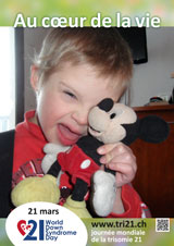 Affiche pour la journée mondiale de la trisomie 21