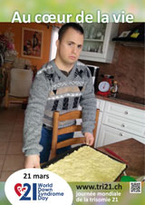 Affiche pour la journée mondiale de la trisomie 21