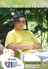 Affiche pour la journée mondiale de la trisomie 21