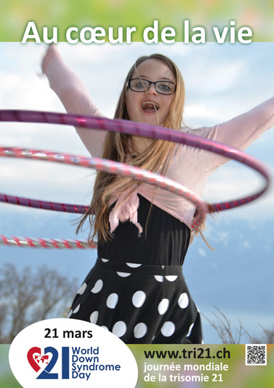 Affiche pour la journée mondiale de la trisomie 21