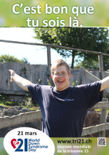 Affiche pour la journée mondiale de la trisomie 21