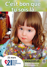 Affiche pour la journée mondiale de la trisomie 21