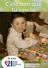 Affiche pour la journée mondiale de la trisomie 21
