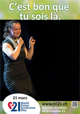 Affiche pour la journée mondiale de la trisomie 21
