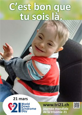 Affiche pour la journée mondiale de la trisomie 21