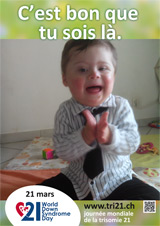 Affiche pour la journée mondiale de la trisomie 21