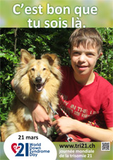 Affiche pour la journée mondiale de la trisomie 21