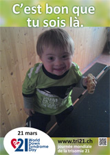Affiche pour la journée mondiale de la trisomie 21