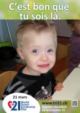 Affiche pour la journée mondiale de la trisomie 21