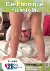 Affiche pour la journée mondiale de la trisomie 21