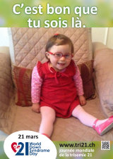 Affiche pour la journée mondiale de la trisomie 21