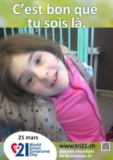 Affiche pour la journée mondiale de la trisomie 21
