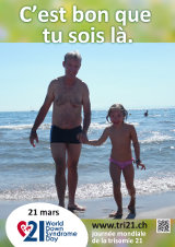 Affiche pour la journée mondiale de la trisomie 21