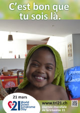 Affiche pour la journée mondiale de la trisomie 21