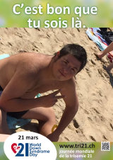 Affiche pour la journée mondiale de la trisomie 21