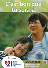 Affiche pour la journée mondiale de la trisomie 21
