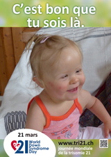 Affiche pour la journée mondiale de la trisomie 21