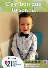 Affiche pour la journée mondiale de la trisomie 21
