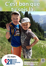 Affiche pour la journée mondiale de la trisomie 21