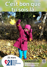 Affiche pour la journée mondiale de la trisomie 21