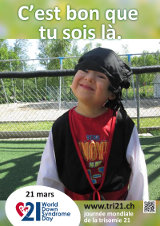 Affiche pour la journée mondiale de la trisomie 21