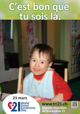 Affiche pour la journée mondiale de la trisomie 21